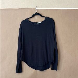 Rag & Bone Black Long Sleeve Top
